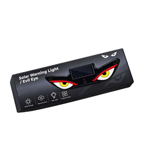 solar warning light evil eye